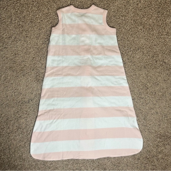 Burt’s Bees Beekeeper Wearable Blanket Pink & White M 6-12 Months 16-24 Lbs NWT - Picture 5 of 5